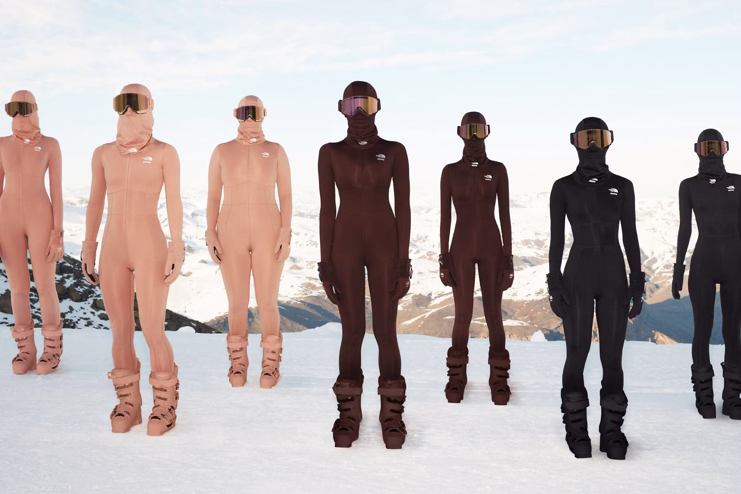 The North Face x SKIMS snowsuit — photo 3